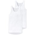 thumbnail image 1 of SCHIESSER Herren Unterhemd 2er Pack - Sport-Jacke, Original Feinripp Blanco 2XL (2X-Large), 1 of 5