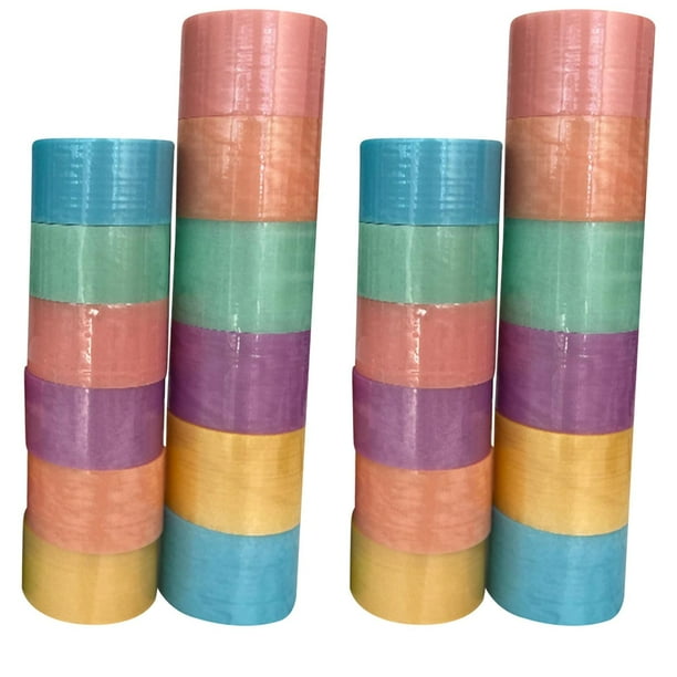 2x 12 piezas de cinta adhesiva divertida, cinta colorida, para adultos, , hogar, suministros para fiestas infantiles