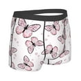 thumbnail image 3 of Bingfone Pink Butterflies (2) Men's Underwear - Casual Stretch Boxer Briefs-Medium, 3 of 9