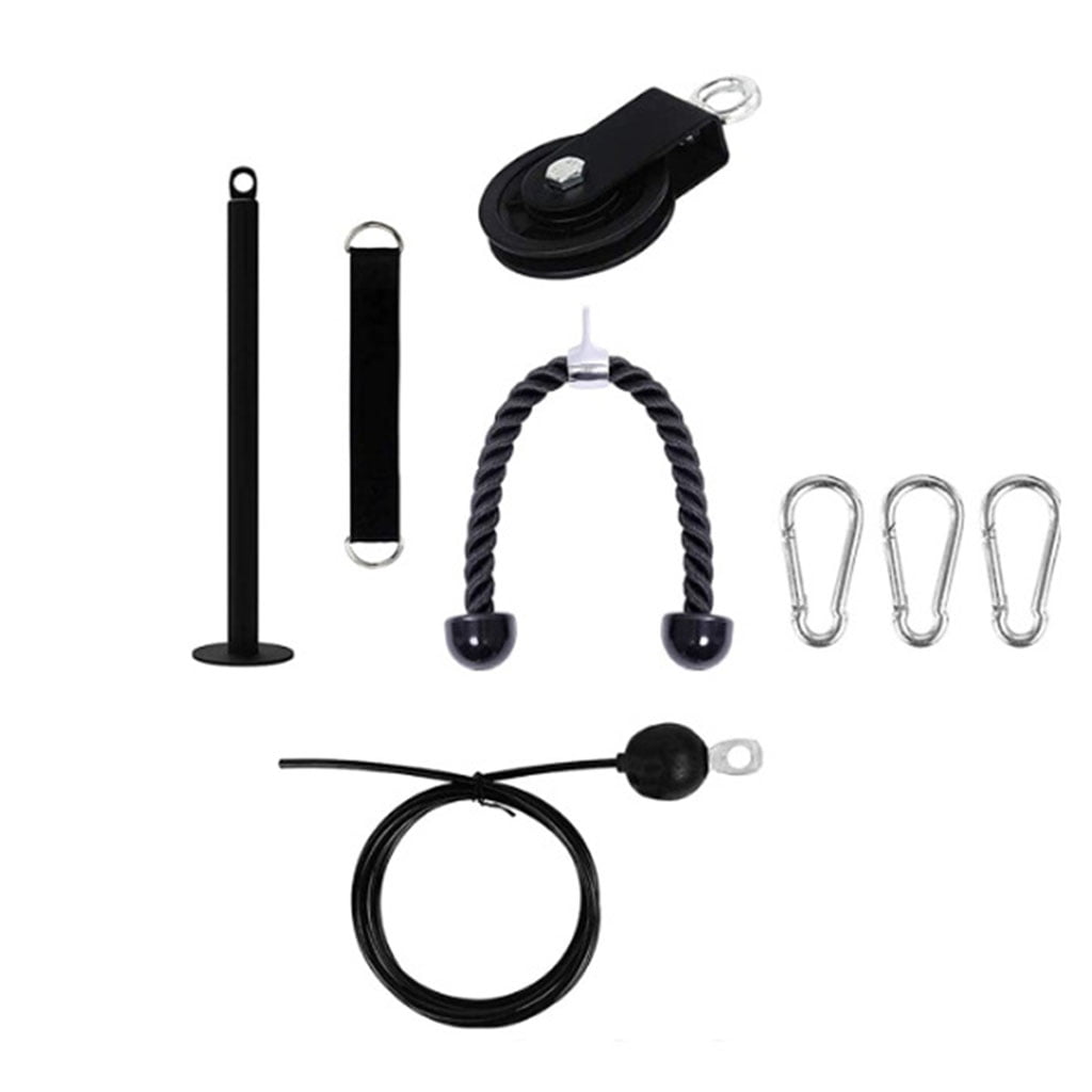 Pulley Rope DIY High Pull Down Arm Strength Triceps Muscle Exercises