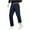 ZA-Dark Blue-mens fleece lined pants, variant on Xcmzpl Men's Winter Fleece Pants Sherpa Lined Sweatpants Active Running Jogger Pants Elastic Waist Straight Leg Pants with Pocket
