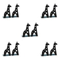 thumbnail image 3 of Injueey Sujetalibros de metal de 2 piezas para estantes - Mantenga sus libros en posición vertical y organizados Convenientemente seguro negro Type2 NO2, 3 of 6