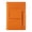 Orange, variant on A5 Thick Paper Notebook with Pen Slot & Cover Pockets - 80gsm Beige Paper Wire Binding, 180° Lay Flat Design (8.46x5.7in, Blue)