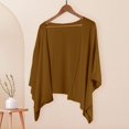 thumbnail image 4 of ZSQDM Women Blending Cardigan Women's Linen Cardigan 3/4 Sleeve Shrugs Open Front Loose Shawl Wrap Cover Ups Lightweight Shrug Cropped Cardigan for Women Sweaters for Men(M), 4 of 5
