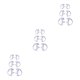 thumbnail image 1 of Tapones para los oídos Seitruly de silicona impermeable Anti-ruido 3 uds, 1 of 6