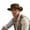 Coffee, variant on Packable Lightweight Western Cowboy Hat, UPF Protection Rollable Outdoor Fishing Hat Coffee One Size