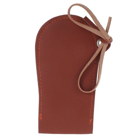 

NICEXMAS 1Pc Supple PU Leather Pot Handle Protector Non-slip Pot Handle Sleeve (Brown)