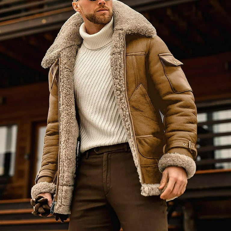Mens sherpa trench coat online