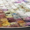 thumbnail image 6 of SAFAVIEH Aria Willoughby Abstract Area Rug, Cream/Rust, 4' x 4' Round, 6 of 7