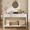 White-3 drawers, variant on Aiho 39" Entryway Table with 2 Drawers, Modern Console Table with 3 Tier Storage Shelves, Sofa Table for Livingroom, Entruway, Small Spaces, Retro
