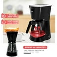 thumbnail image 2 of Caynel Black 5-Cups Programmable Coffee Machine With with Large Removable 25 oz Water Tank, 2 of 8