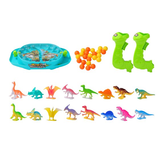 JZCHUNTOY Desktop Dinosaur Catapult Pinball Toys - Double - Player Catapult Machine Game