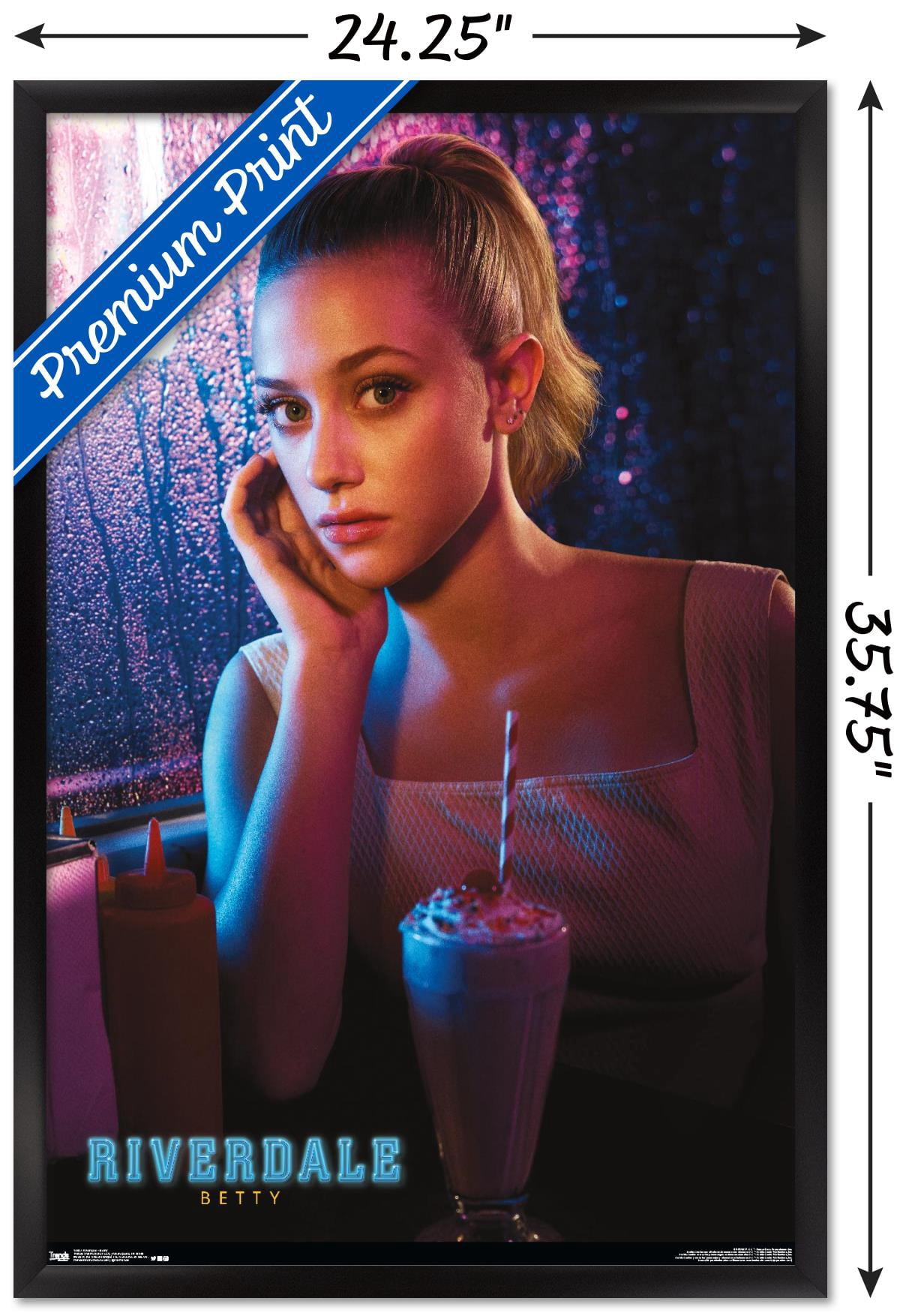 Riverdale - Betty Wall Poster, 22.375" x 34", Framed