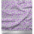 thumbnail image 1 of Soimoi Polyester Crepe Fabric Flower Artistic Printed Craft Fabric by The Yard 52 Inch Wide, 1 of 3