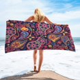 thumbnail image 4 of Personalized Gifts Matoen Thin Beach Towel, Soft Pool Swim Travel Towels for Adult Camping Cruise Lounge Chair Cover Gift 29.5"x59", 4 of 9