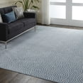 thumbnail image 6 of Nourison Urban Chic URC04 Light Blue/Cream Indoor Area Rug - 9' x 12', 6 of 7