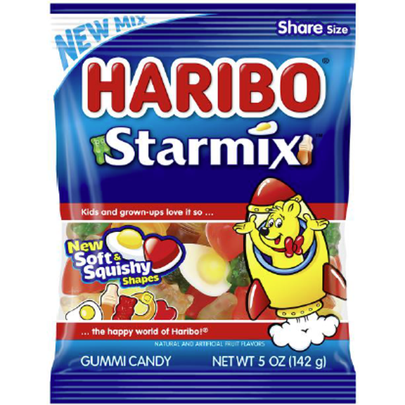 Haribo Starmix Gummi Candies, 5 Oz.