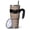 Brown Christmas Gingerbread, variant on 40oz Tumbler,Brown Christmas Snowflake Pattern Insulated Tumblers with Removable Handle,Stainless Steel Double Vacuum Coffee Tumbler Cup with Straw for Home,Office,Travel,Party