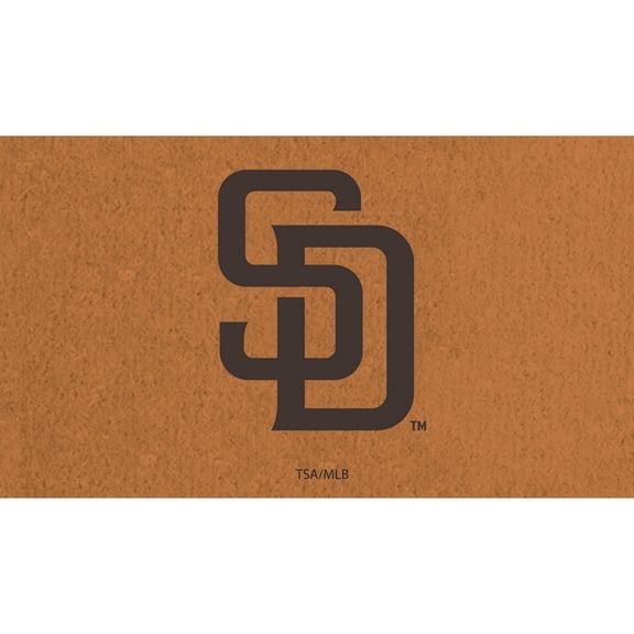 San Diego Padres 28" x 16" Primary Logo Coir Mat