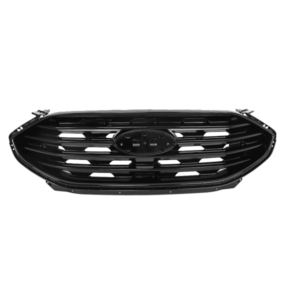 Top Gear Motors Front Grille Overlay Cover Set for Ford Edge SE SEL 2019–2022 Gloss Black Exterior Trim Replacement