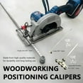 thumbnail image 6 of Positioning Caliper for Wood Cutting - Stainless Steel Measuring Tool, Circular Saw Cutting Guide Precision Locking Caliper Easy Measurement for DIY, 6 of 7