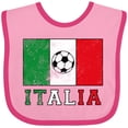 thumbnail image 3 of Inktastic Italian Soccer Boys or Girls Baby Bib, 3 of 4