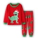 thumbnail image 3 of Ropa de dormir para niños, pijamas para bebés y niñas, ropa de Navidad para niños, camiseta de manga larga + Pantalones, Pijama de algodón de 2 a 7 años P05, 3 of 4