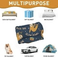 thumbnail image 6 of Sloth Blanket Cute Sloth Gifts Soft Flannel Lightweight Sloths Throw Blanket for Kids Girls Boys All Season Sloth Blankets for Sofa Couch Bed Decorative Sloth Blanket(40"x50"), 6 of 8