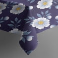 thumbnail image 3 of Pioneer Flower Floral Print Pattern Rectangle Tablecloth 60"x84", Waterproof Polyester Table Cloth, Wipeable Spillproof for Dining Camping Indoor Outdoor, 3 of 5