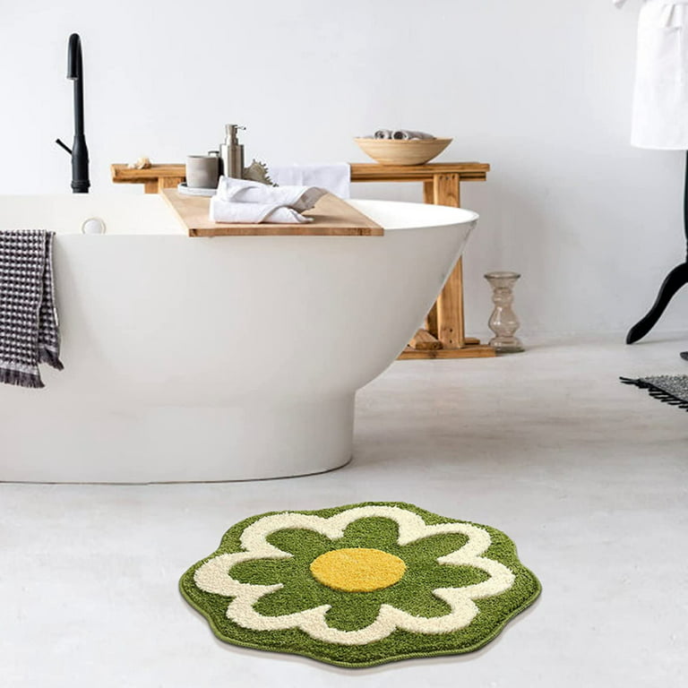 Mushroom Bath Rugs Set, Non-slip, Absorbent, Quick-dry Bathroom