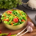 thumbnail image 3 of Shisuyan 2 Pcs Bol à Salade en Acier Inoxydable Bol à Fruits Bols de Rangement pour Salade de Légumes, 3 of 8