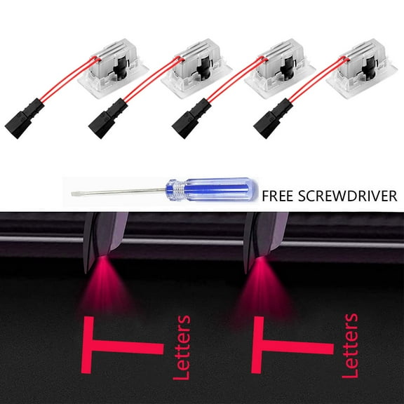 For Tesla Model Y 3 S X Car Door LED Logo Projector puddle lights Ultra-Bright Welcome Light 3D Laser Ghost Shadow Light Model 3