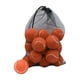 thumbnail image 1 of Pelotas de tenis de 64 mm Zulema 18 pelotas para entrenamiento de actividades deportivas en interiores Naranja, 1 of 8