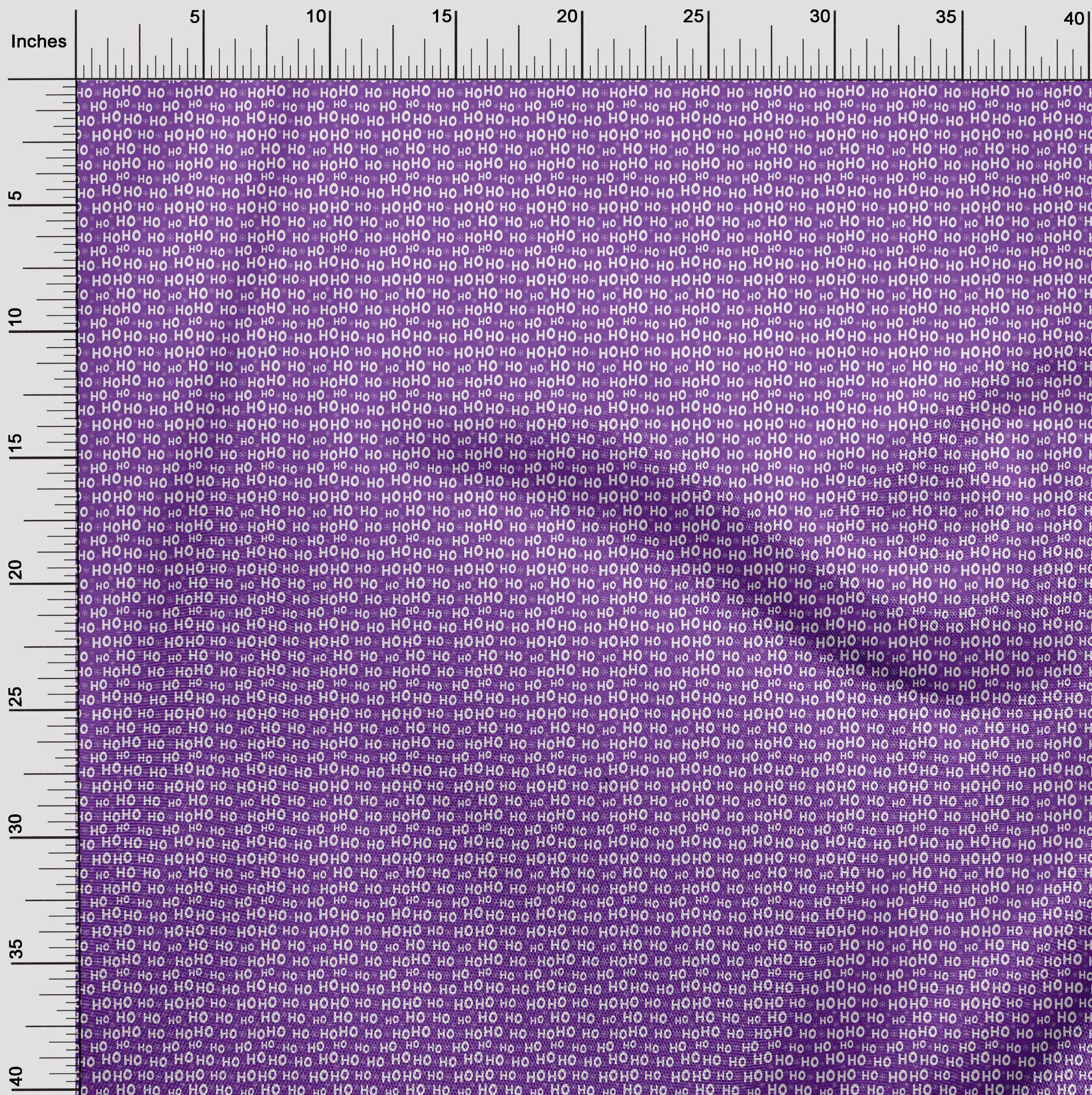 oneOone Polyester Spandex Purple Fabric Christmas Craft Projects Decor Fabric Printed By The Yard 56 Inch Wide