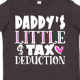 thumbnail image 4 of Inktastic Daddy's Little Tax Deduction Pink Hearts Boys or Girls Toddler T-Shirt, 4 of 5