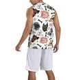 thumbnail image 2 of Honeii Hip Hop Dog print basktball shirt for men and women, Unisex basketball jersey for Theme party-XX-Large, 2 of 6