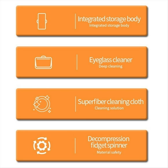 Herramienta Limpiadora de Gafas Portátil, Herramienta Limpiadora de Pantalla de Microfibra para Limpieza de Gafas, Teléfono, PC, Sin Detergente