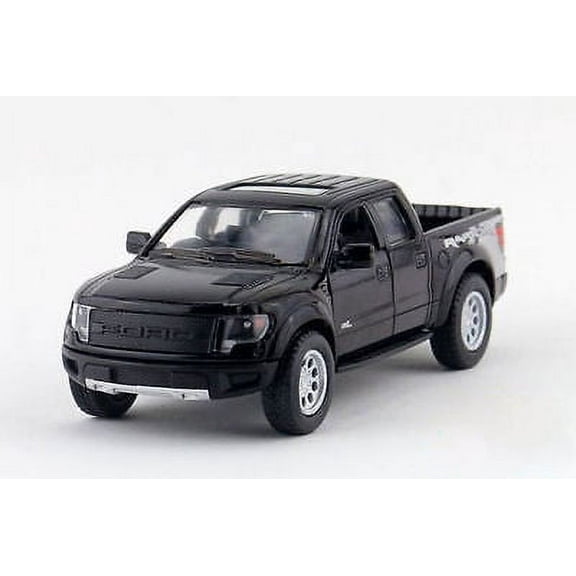 5" Kinsmart 2013 Ford F-150 SVT Raptor SuperCrew 1:46 Diecast Model Truck- Black