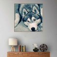 thumbnail image 3 of Bordado 5D DIY Lobo perro diamante de imitación pintura imagen diamante cristal dibujos animados Animal punto de cruz decoración regalo Kearding JJ14137-07, 3 of 6