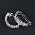 thumbnail image 4 of 2pcs Cristal Printemps Cheveux Clips Alliage Courte Barrettes Cheveux pour Dames Filles Femmes (Argent), 4 of 7