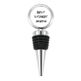 thumbnail image 1 of Best Student Universe Student Quote Bottle Stopper Stainless Steel Rubber Reusable, 1 of 4