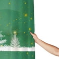 thumbnail image 3 of Sigee Christmas Green for Waterproof Fabric Shower Curtain 72" W x 72" H for Bathroom Shower Curtain, 3 of 5