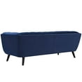 thumbnail image 2 of Modern Contemporary Urban Design Living Room Lounge Club Lobby Armchair and Sofa Set, Velvet Fabric, Navy Blue, 2 of 6