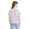 thumbnail image 2 of Levi Girls Graphic Double Sleeve Short Sleeve Knit Top, Sizes 4-16, 2 of 7