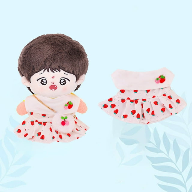 QIPOPIQ Doll Outfit for Imaginative Play Gift for Girls Detachable Dress Costumes