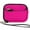 Pink, variant on Water Resistant Neoprene Pouch Bag with External Pocket for Olympus Tough TG-6, Kodak PixPro, Panasonic Lumix FZ80, Canon Rebel T7, Sony DSC
