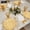 Gold, variant on Premium Embossed Rim Charger Plates – Modern Round Design, Impact-Resistant PP Material – 100pcs Set for Birthday Parties, Camping & Daily Use Gold/Black/Silver/Green(Optional)