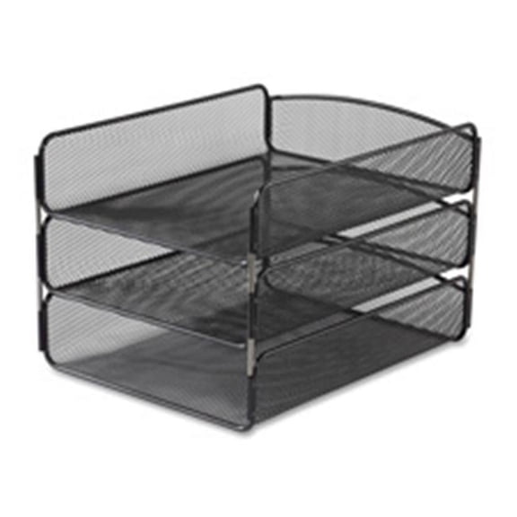 Onyx Letter Tray, White