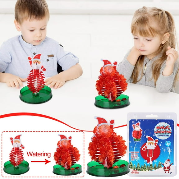 ABPWLY Toys Christmas Crystal Growing Tree Kit Science Experiment Novelty Toy with Magic Solution 20ml Holiday Gift Birthday Gifts