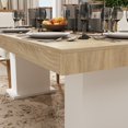 thumbnail image 3 of KULAGAGA Large Dining Table for 6-8 People, 78.7-inch Rectangular Wood Kitchen Table for Dining Room, 3 of 7